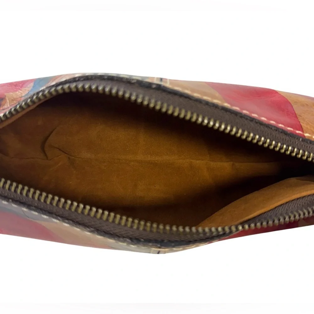 Patricia Nash “Isla” Floral Leather Wristlet